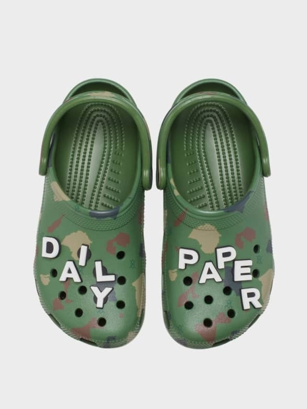 Camouflage Clog Shoes - Green
